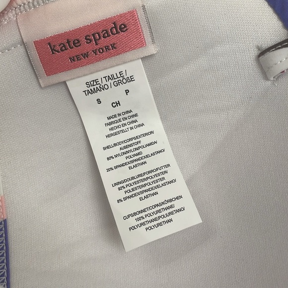 Kate Spade New York Bikini swimsuit Geobrella multi color Abstract 2 Piece Small - Picture 8 of 12